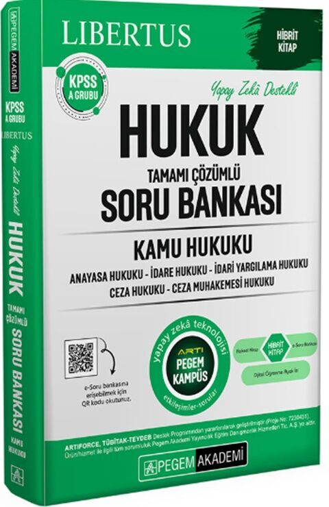 KPSS A Grubu Libertus Hukuk Kamu Hukuku Soru Bankası Pegem Akademi Yayıncılık