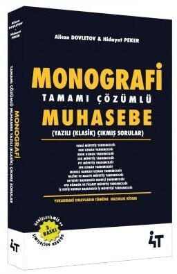 KPSS A Grubu Muhasebe MONOGRAFİ Çıkmış Sorular Çözümlü 3. Baskı - Alican Dovletov 4T Yayınları