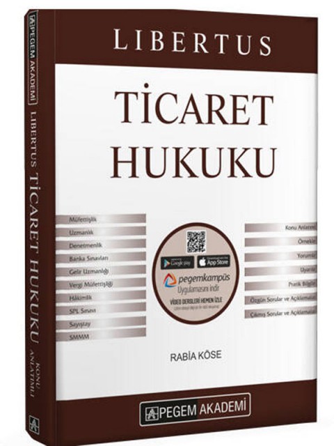 KPSS A Grubu Libertus Ticaret Hukuku Konu Anlatımlı Pegem Akademi Yayıncılık