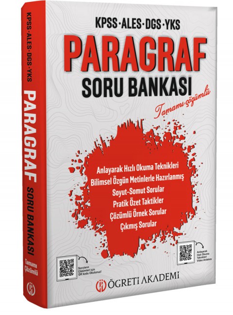 KPSS ALES DGS YKS Paragraf Soru Bankası  Öğreti Akademi Yayınları