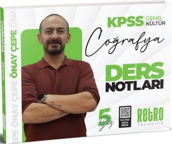 KPSS Genel Kültür Coğrafya Ders Notu Retro Yayıncılık