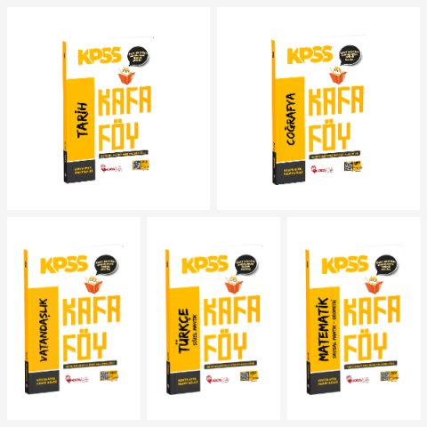 KPSS Genel Kültür Genel Yetenek Konu Anlatımlı Kafa Föy Seti Hoca Kafası Yayınları