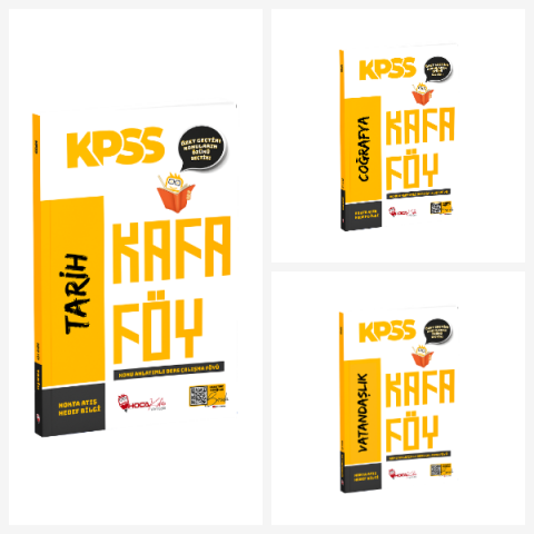 KPSS Genel Kültür Konu Anlatımlı Kafa Föy Seti Hoca Kafası Yayınları