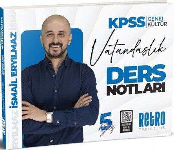KPSS Genel Kültür Vatandaşlık Ders Notu Retro Yayıncılık