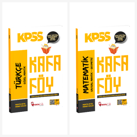 KPSS Genel Yetenek Konu Anlatımlı Kafa Föy Seti Hoca Kafası Yayınları
