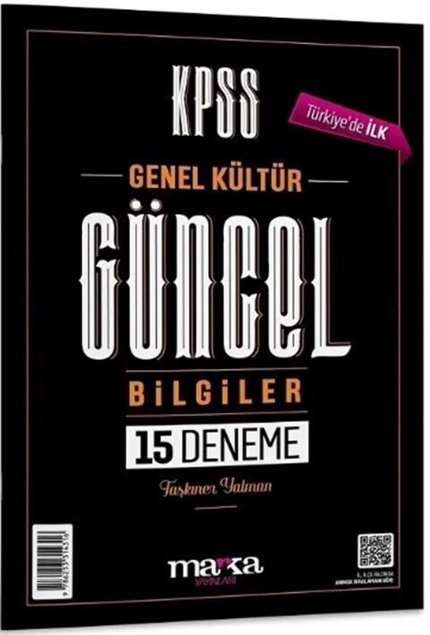 KPSS Güncel Bilgiler 15 Deneme Marka Yayınları