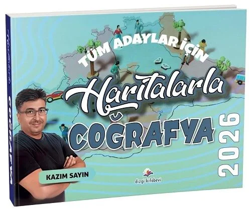 KPSS MEB-AGS Haritalarla Coğrafya - Kazım Sayın Dizgi Kitap Yayınları