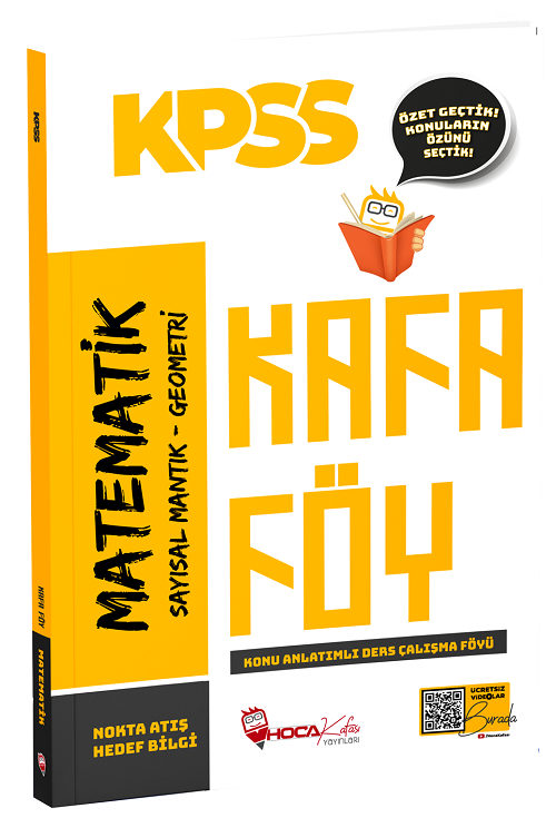 KPSS Matematik Konu Anlatımlı Kafa Föy Hoca Kafası Yayınları
