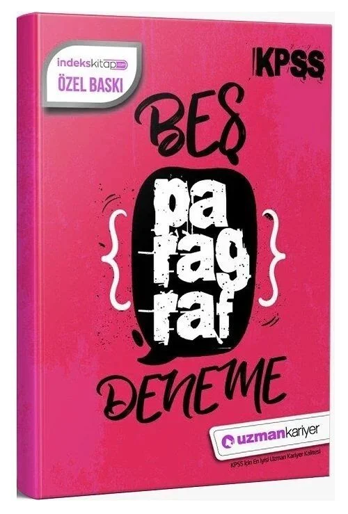 KPSS Paragraf 5 Deneme Uzman Kariyer Yayınları
