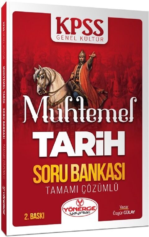 KPSS Tarih Tutturan Soru Bankası Çözümlü Yönerge Yayınları