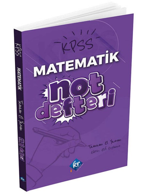 KPSS Matematik Problemler Konu Anlatımı Defteri KR Akademi Yayınları
