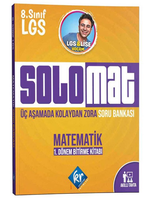 8. Sınıf LGS Solomat Matematik 1. Dönem Soru Bankası KR Akademi