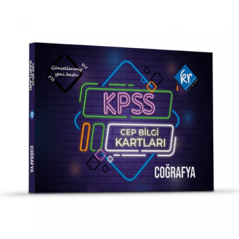 KPSS Coğrafya Cep Bilgi Kartları KR Akademi Yayınları