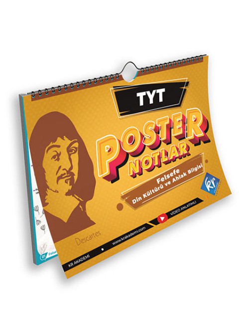 Felsefe ve Din Kültürü Poster Notlar KR Akademi Yayınları