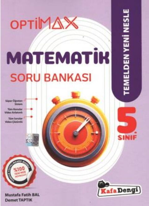 Kafa Dengi 5. Sınıf Matematik Optimax Soru Bankası Kafa Dengi Yayınları
