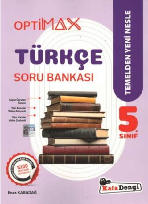 Kafa Dengi 5. Sınıf Türkçe Optimax Soru Bankası Kafa Dengi Yayınları