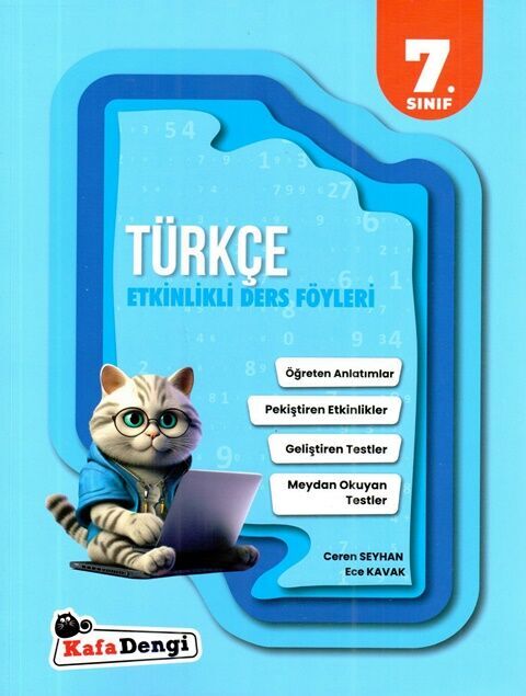 Kafa Dengi 7. Sınıf Türkçe Etkinlikli Ders Föyleri Kafa Dengi Yayınları