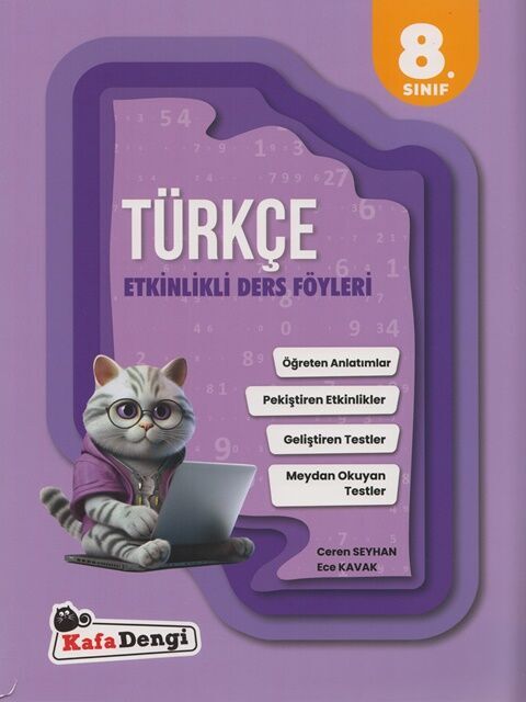 Kafa Dengi 8. Sınıf Türkçe Etkinlikli Ders Föyleri Kafa Dengi Yayınları