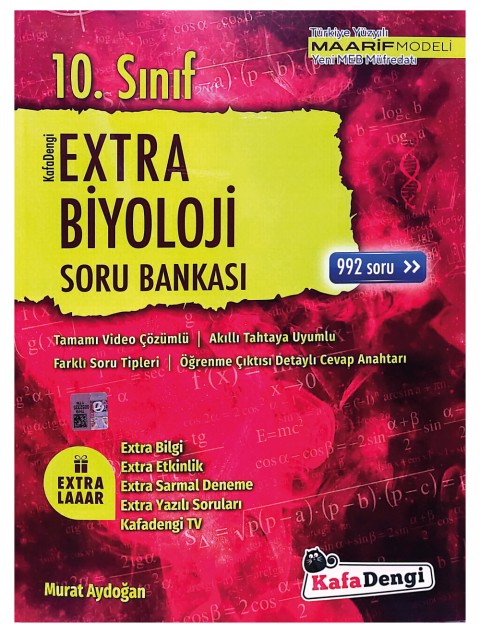 Kafadengi 10. Sınıf Biyoloji Extra Soru Bankası Kafadengi Yayınları