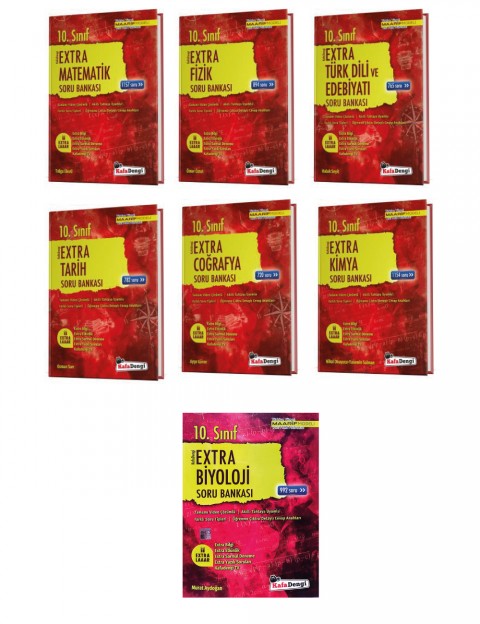 Kafadengi 10. Sınıf Tüm Dersler Soru Bankası Seti 7 Kitap Kafadengi Yayınları