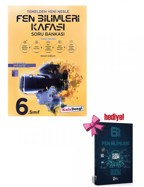 Kafadengi 6. Sınıf Fen Bilimleri Soru Bankası + Fen Bilimleri Soru Hediyeli