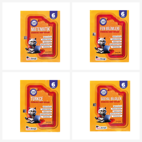 Kafadengi 6. Sınıf Tüm Dersler Etkinlikli Ders Föyleri Seti 4 Kitap Kafadengi Yayınları Kafadengi 6. Sınıf Tüm Dersler Etkinlikli Ders Föyleri Seti 4 Kitap Kafadengi Yayınları