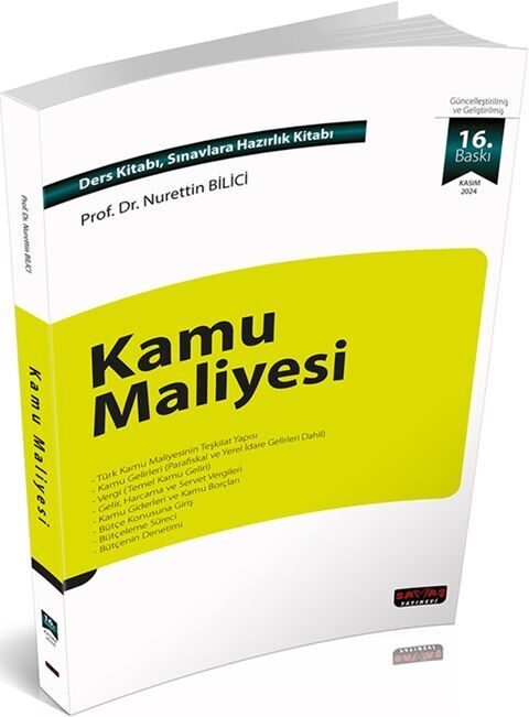Kamu Maliyesi Hazırlık Kitabı Savaş Yayınevi