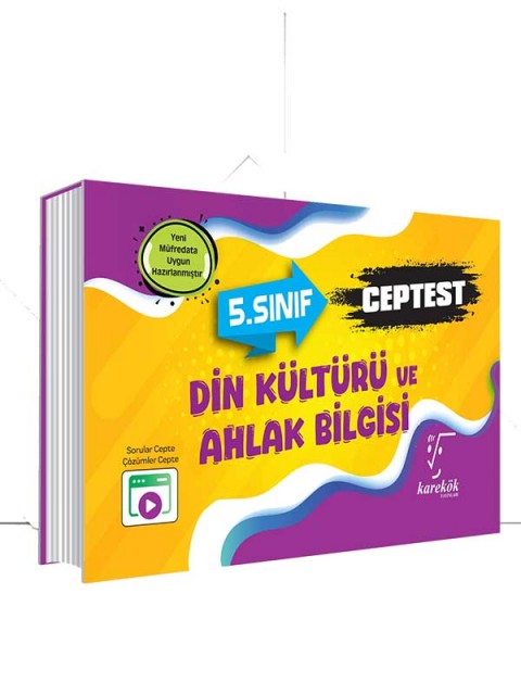 Karekök 5. Sınıf Din Kültürü ve Ahlak Bilgisi Ceptest Karekök Yayınları