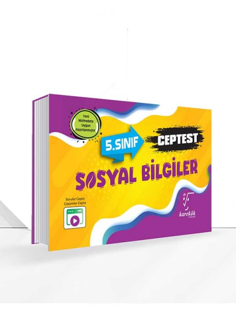 Karekök 5. Sınıf Sosyal Bilgiler Cep Test Karekök Yayınları