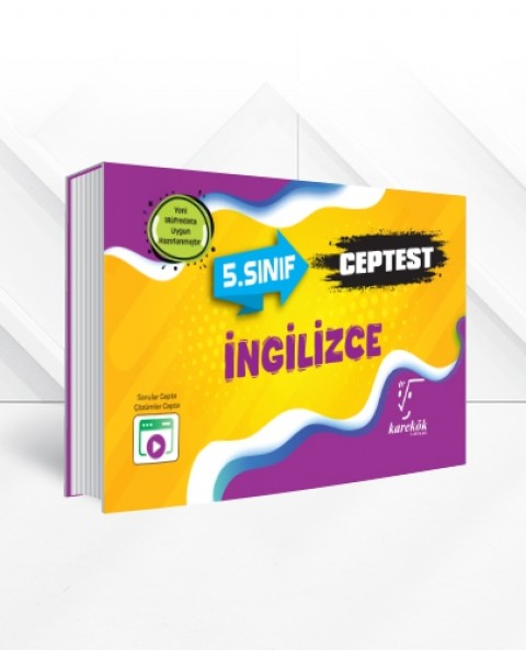 Karekök 5.Sınıf İngilizce Cep Test Karekök Yayınları