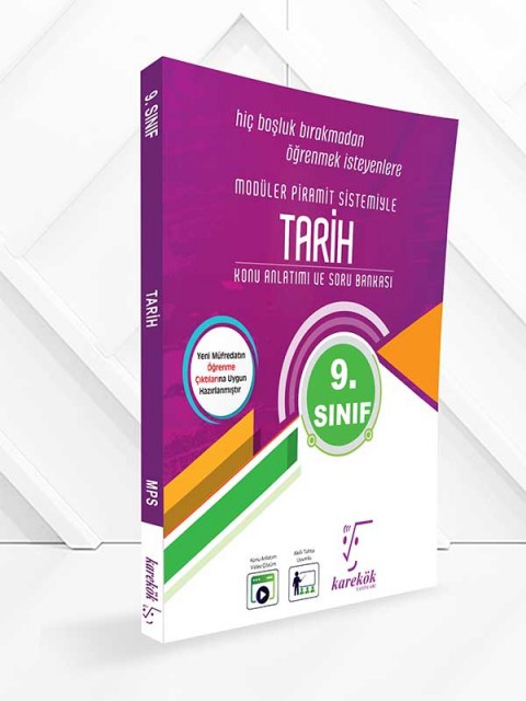 Karekök 9. Sınıf Tarih MPS Modüler Piramit Sistemiyle Karekök Yayınları