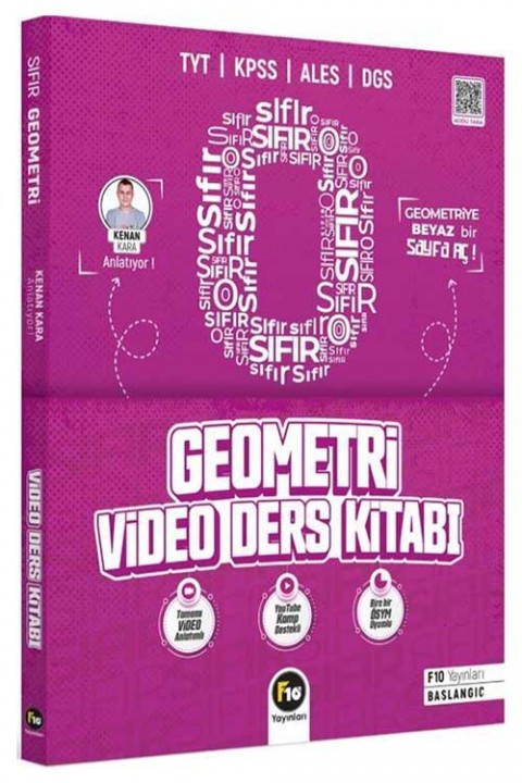 Kenan Kara ile Sıfırdan Geometri Video Ders Kitabı F10 Yayınları