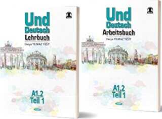 Almanca Und Deutsch Lehrbuch A 1.2 Teil 1 + Arbeitsbuch A 1.2 Teil 3 Kurmay Yayınları