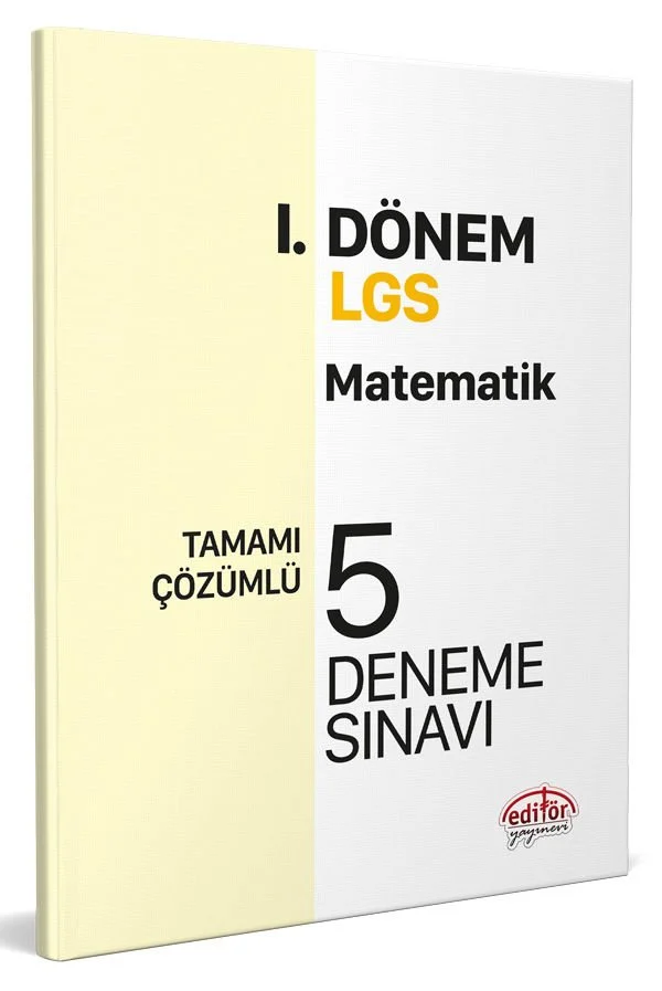 LGS 1. Dönem Matematik Çözümlü 5 Deneme Sınavı Data Yayınları