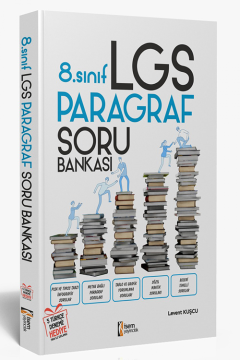 LGS 8. Sınıf Paragraf Soru Bankası +5 Deneme Hediyeli İsem Yayıncılık