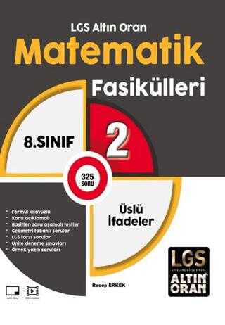 LGS Altın Oran Matematik Fasikülleri 2 Üslü İfadeler Borealis Yayıncılık
