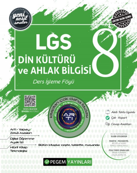 LGS Din Kültürü ve Ahlak Bilgisi Ders İşleme Föyü Pegem Akademi Yayınları