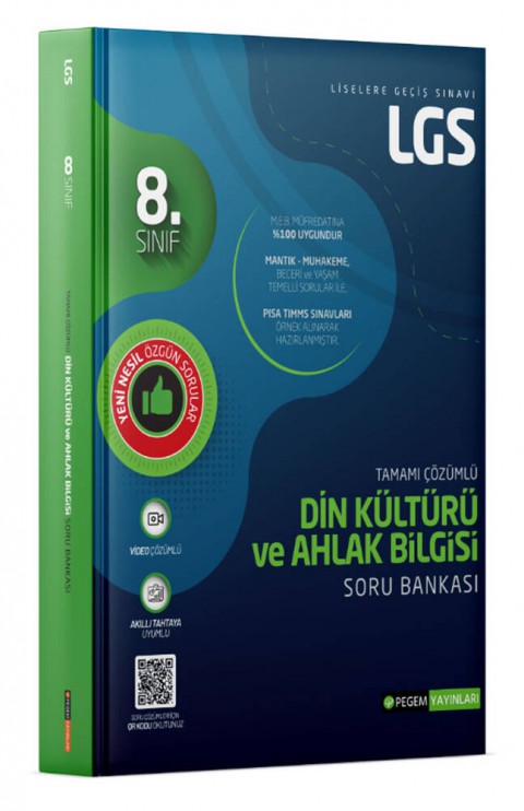 LGS Din Kültürü ve Ahlak Bilgisi Soru Bankası Pegem Akademi Yayıncılık
