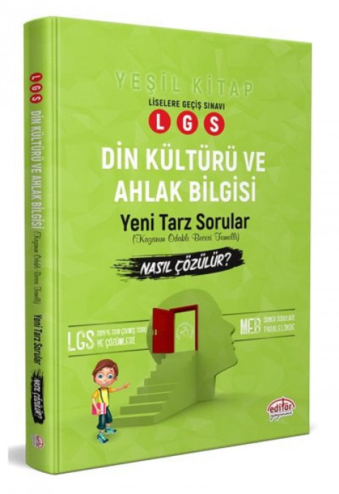 LGS Din Kültürü ve Ahlak Bilgisi Yeni Tarz Mantık Muhakeme Soruları Nasıl Çözülür Yeşil Kitap Editör Yayınları