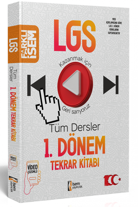 LGS Farklı İsem Tüm Dersler 1.Dönem Tekrar Kitabı İsem Yayıncılık