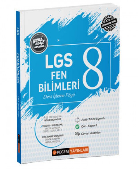 LGS Fen Bilimleri Ders İşleme Föyü Pegem Akademi Yayıncılık