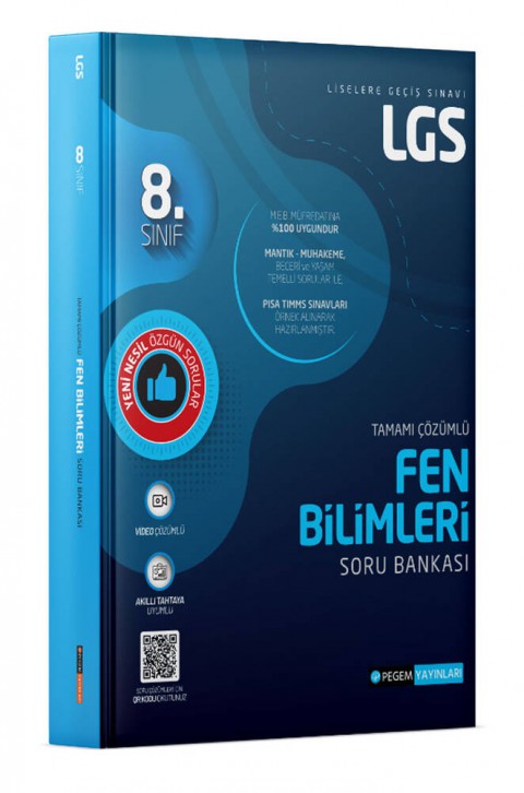 LGS Fen Bilimleri Soru Bankası Pegem Akademi Yayıncılık