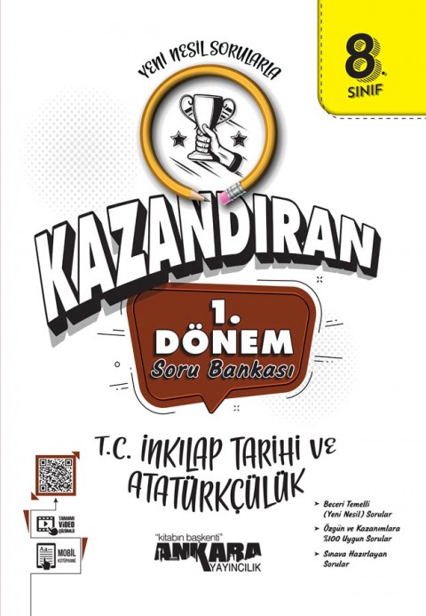 LGS Kazandıran 8.Sınıf 1.Dönem T.C İnkılap Tarihi Ve Atatürkçülük Soru Bankası