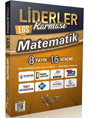 LGS Matematik Denemeleri 8 Yayın 16 Deneme Liderler Karması Yayınları