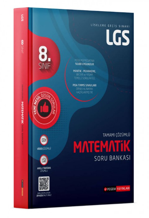 LGS Matematik Soru Bankası Pegem Akademi Yayıncılık