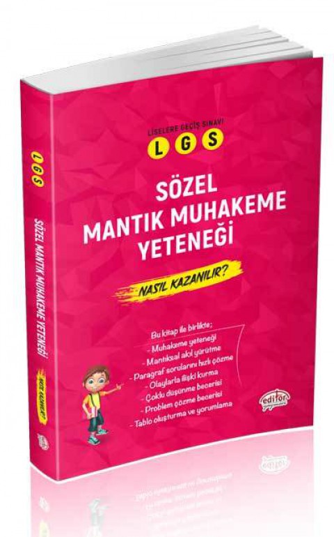 LGS Sözel Mantık Muhakeme Yeteneği Nasıl Kazanılır Editör Yayınları