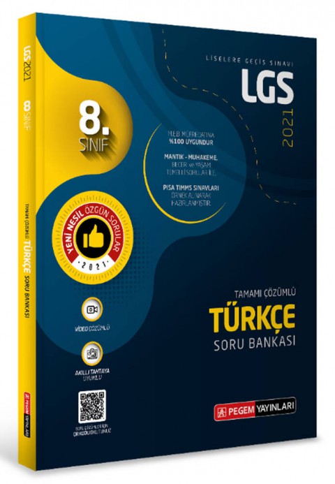 LGS Türkçe Soru Bankası Pegem Akademi Yayıncılık