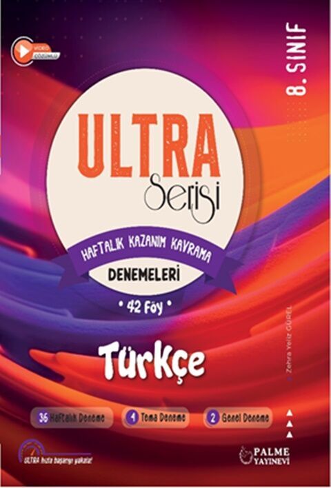LGS Türkçe ULTRA Serisi Haftalık Kazanım Kavrama Denemeleri Palme Yayınları
