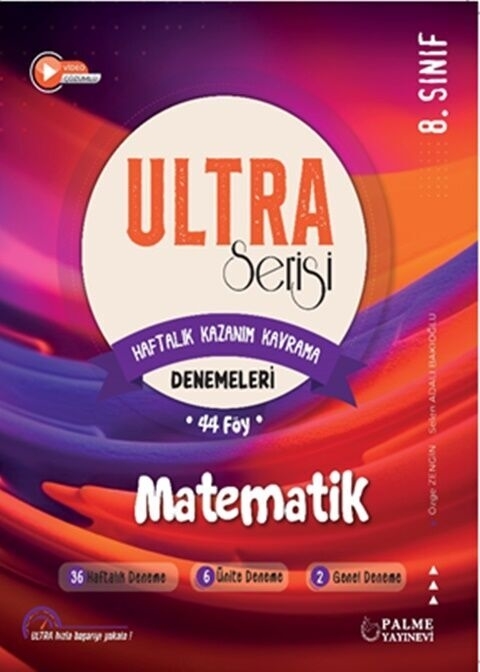 LGS ULTRA Serisi Matematik Haftalık Kazanım Kavrama Denemeleri Palme Yayınları