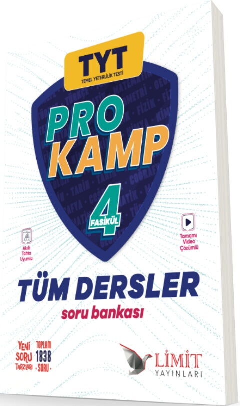 Limit TYT Tüm Dersler Prokamp Soru Bankası Limit Yayınları